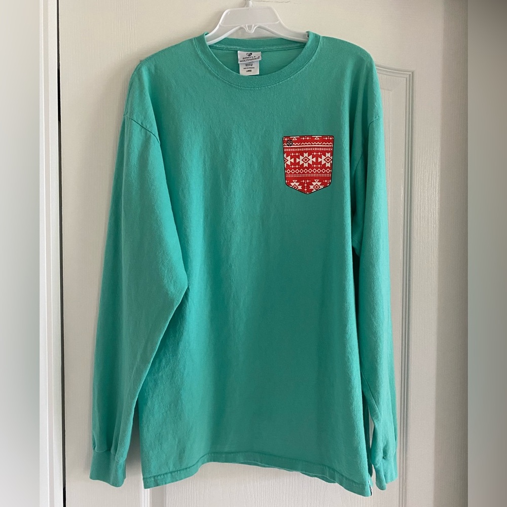 Simply Southern Christmas TShirt Long Sleeve Size L